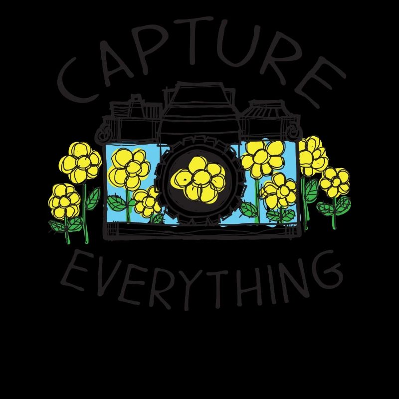 Capture Everything Lively Floral Camera Visual