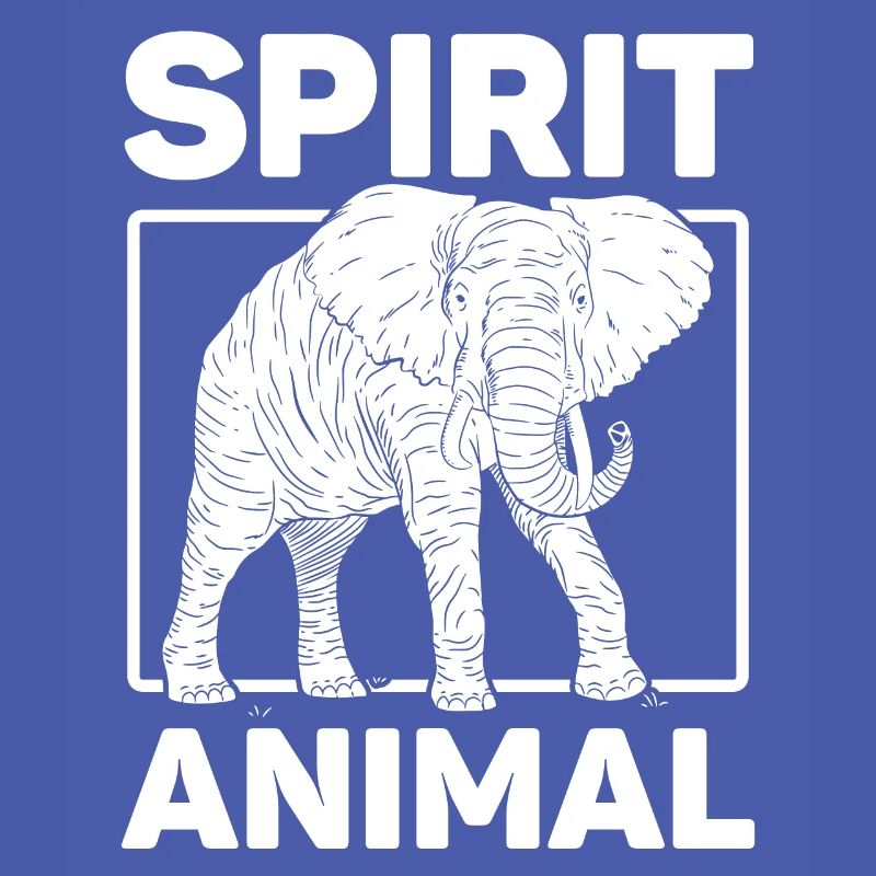 Conception d’animaux d’ d’éléphant rétro