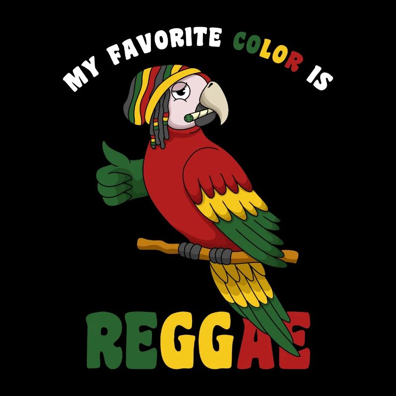 Ma couleur préférée est Reggae Parrot