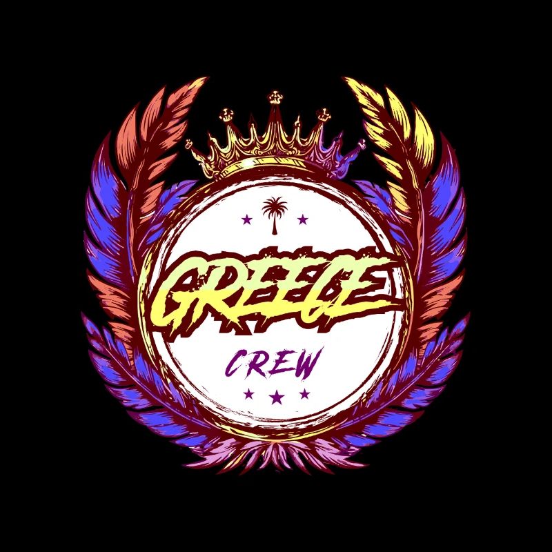 Grèce Crew Coloré