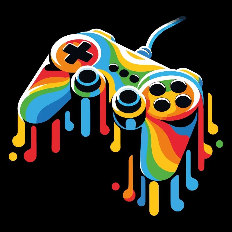 Schmelzender Gamecontroller