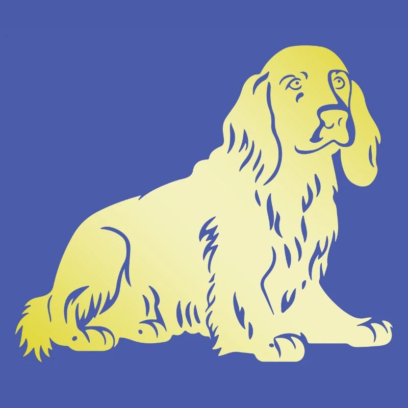 Cocker Spaniel Dog Silhouette