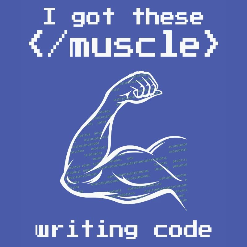 J’ai eu ces codeurs de programmeur de code d’écriture musculaire