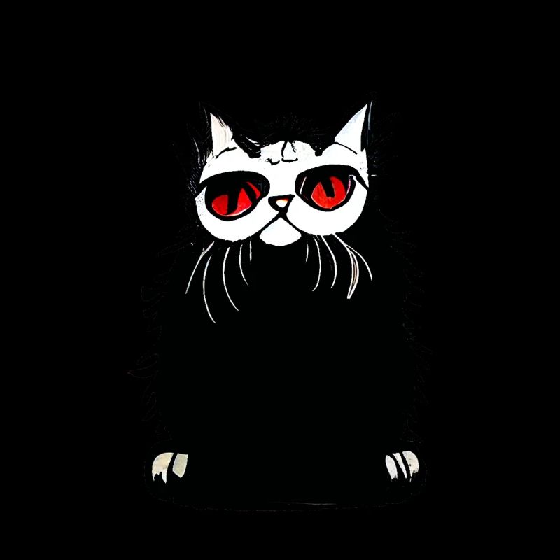 Graffiti de chat persan