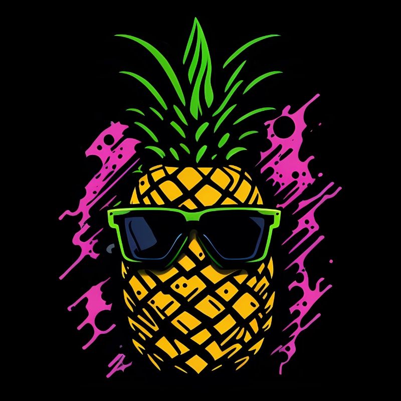 Cool retro bezel pineapple