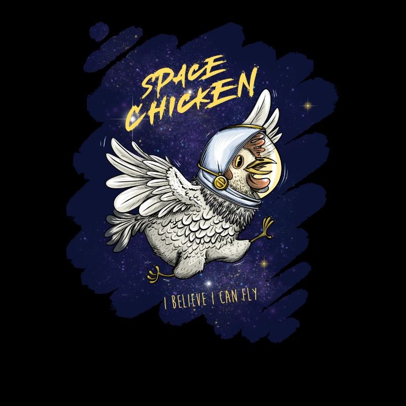 Poulet de l'espace