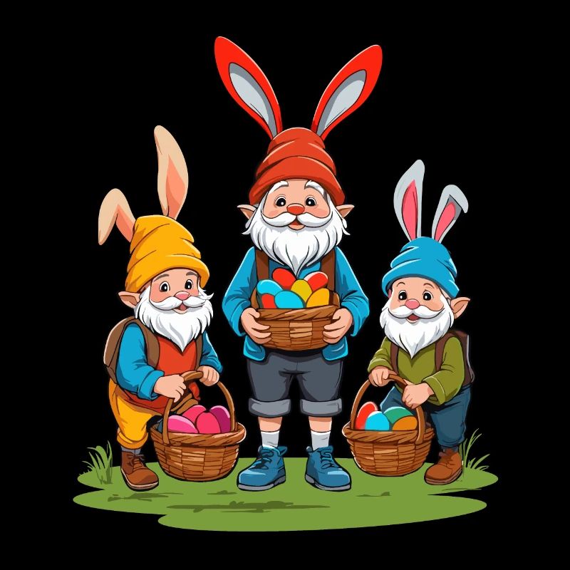 Easter Norse Gnome Easter Bunny Cute