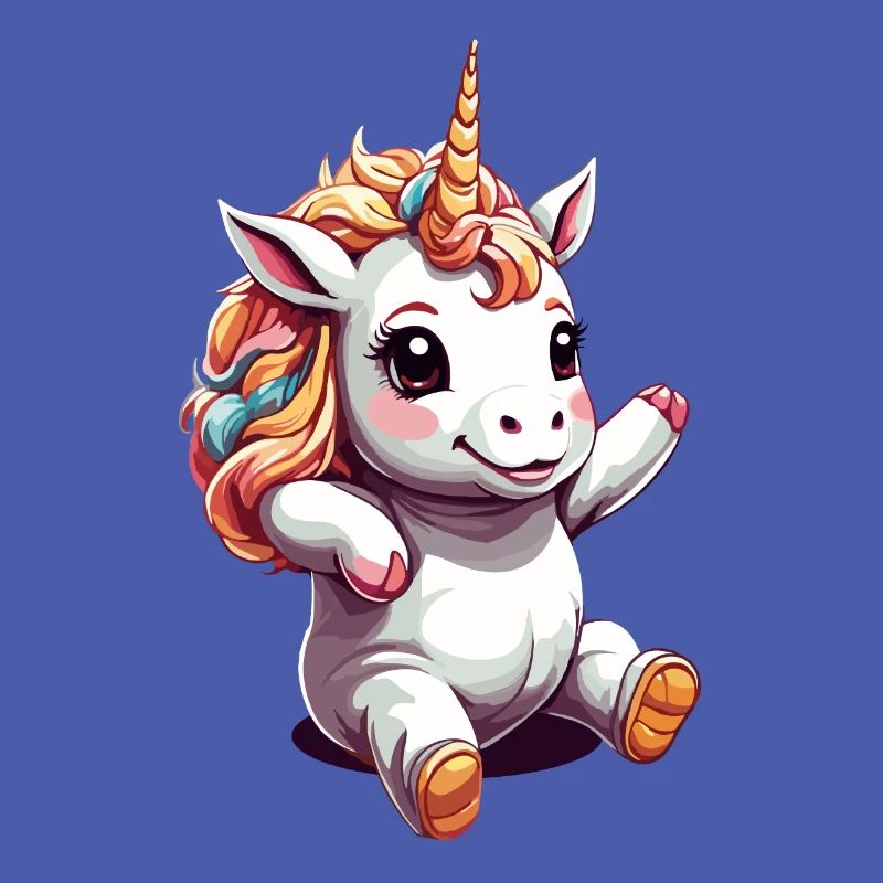 Lustige Einhörner Süßes Einhorn Einhorn Mädchen