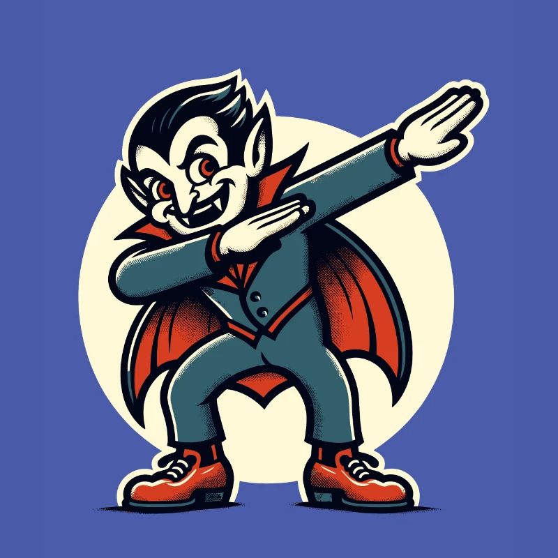 Dabbing Vampire Funny Dabbing Design
