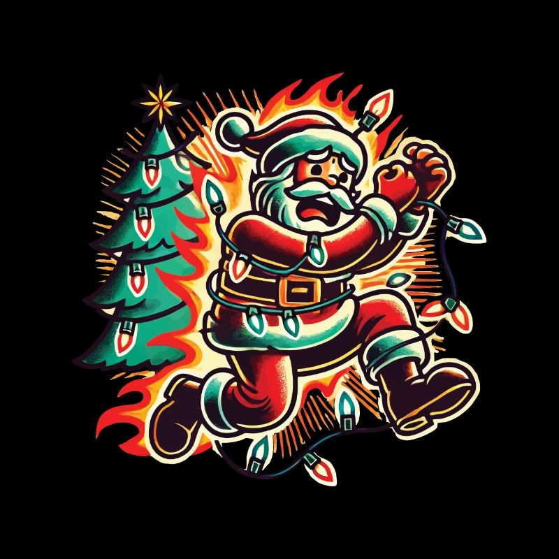 Chaos de Noël, danger d’électrocution
