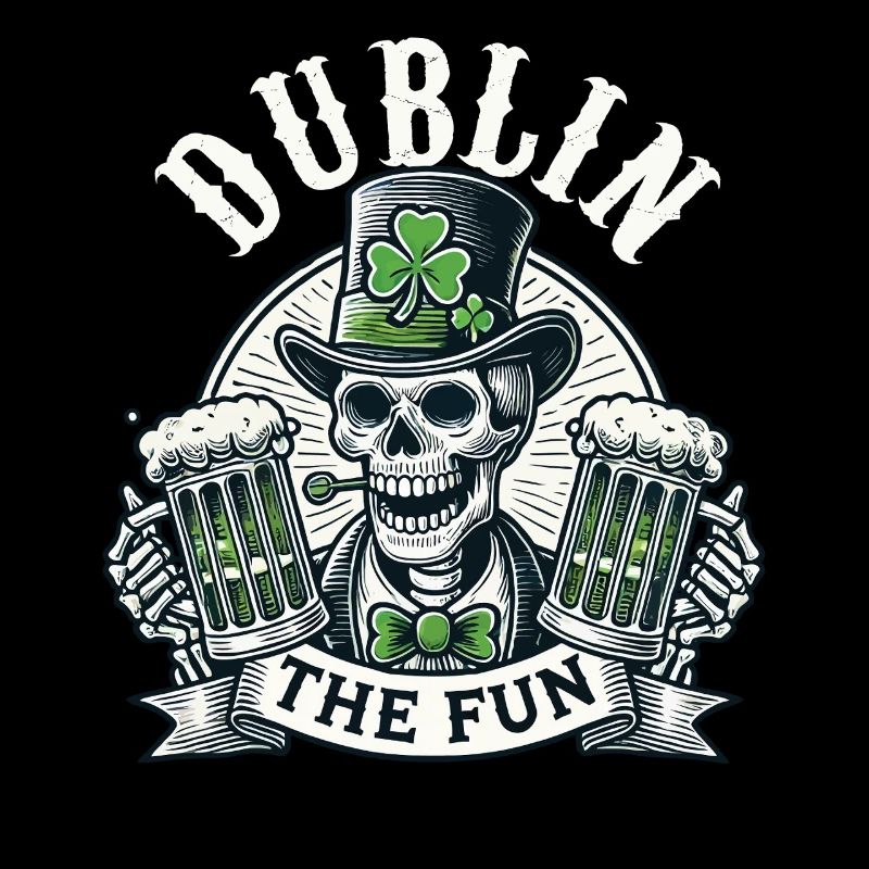 St. Patrick's Day Dublin The Fun Skull