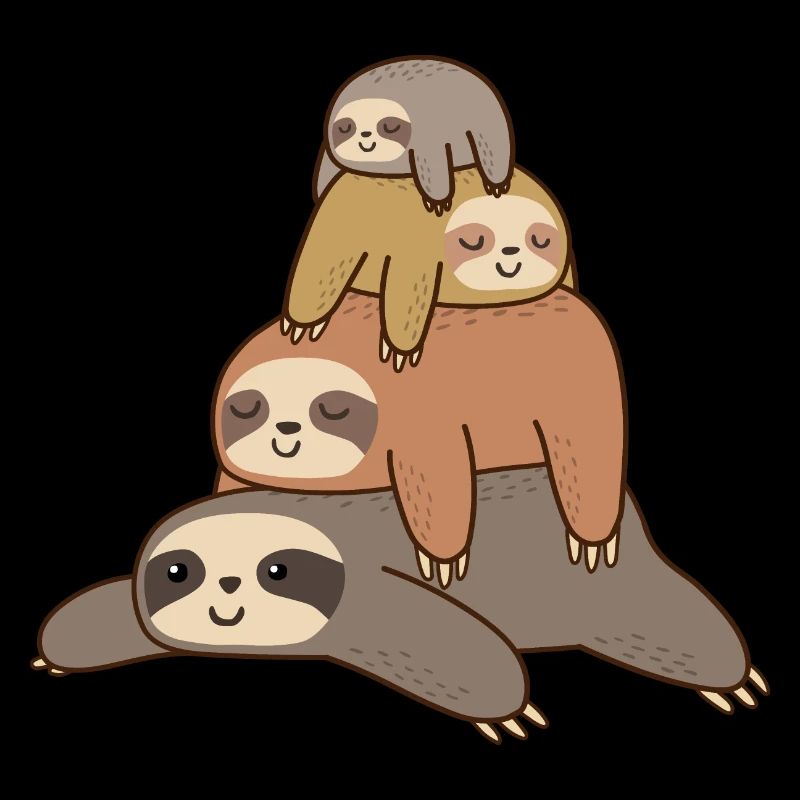 Sloth Lazy Sleeping Hats