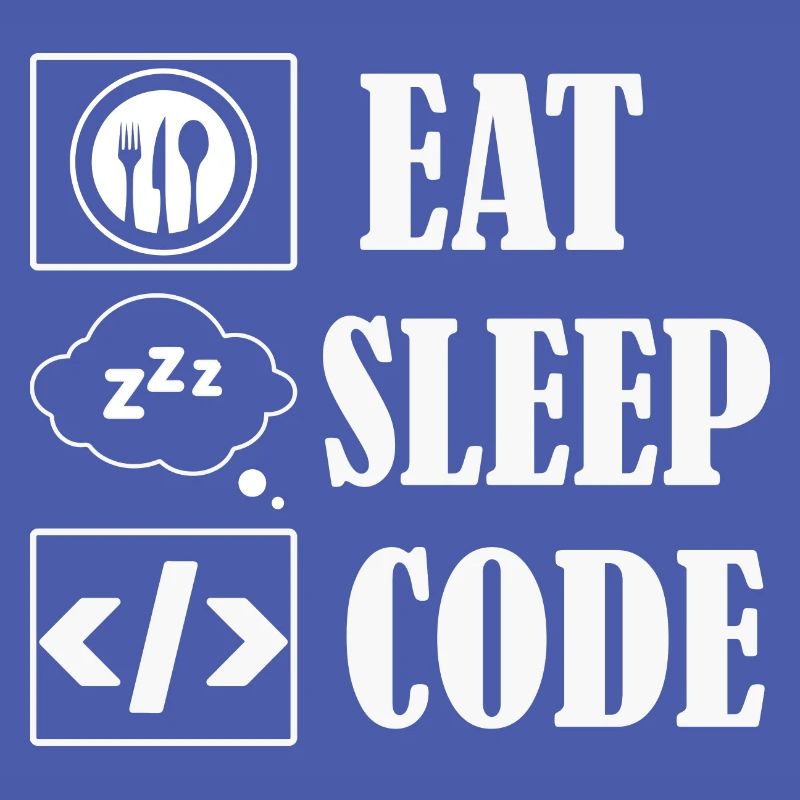 Eat Sleep Code Coding Software