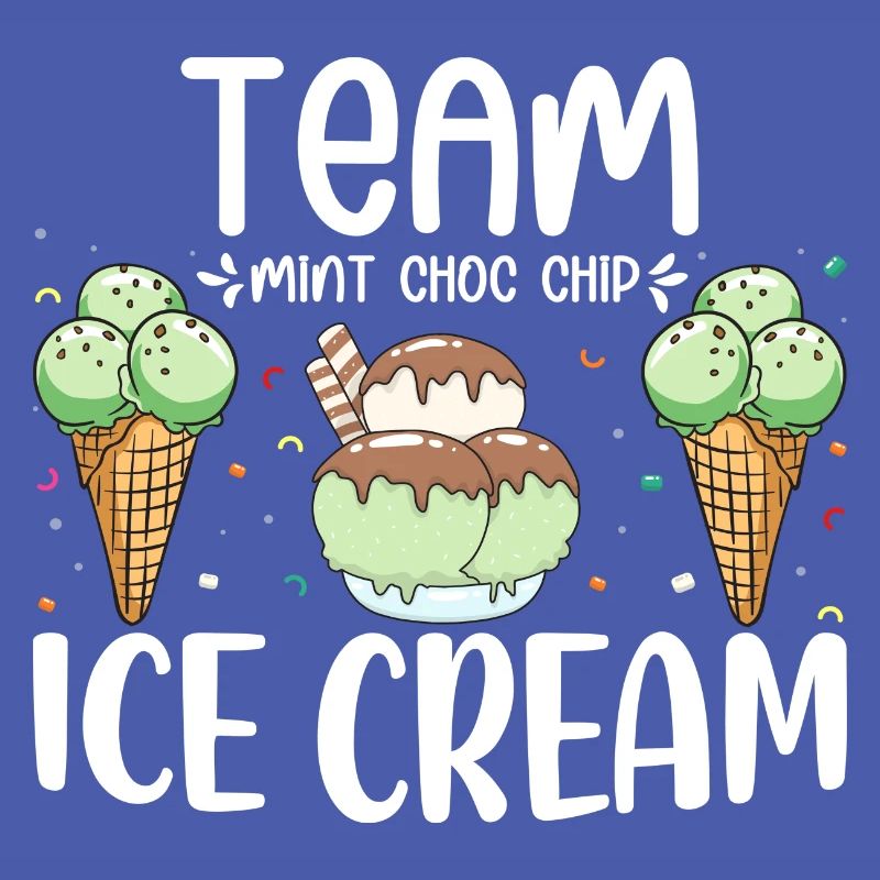 Team Mint Choc Eiswaffel Eiscreme Eis
