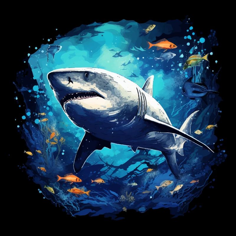 Shark Design Shark Marine Predator Great White Shark