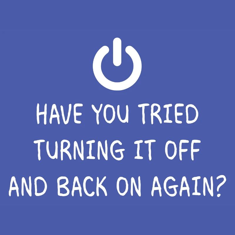 Turning it off Programming Informatik Geschenk