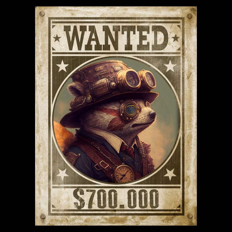 Steampunk Sloth the Fugitive