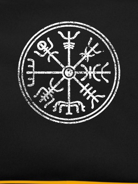 Wikinger Kompass Symbole Zeichen