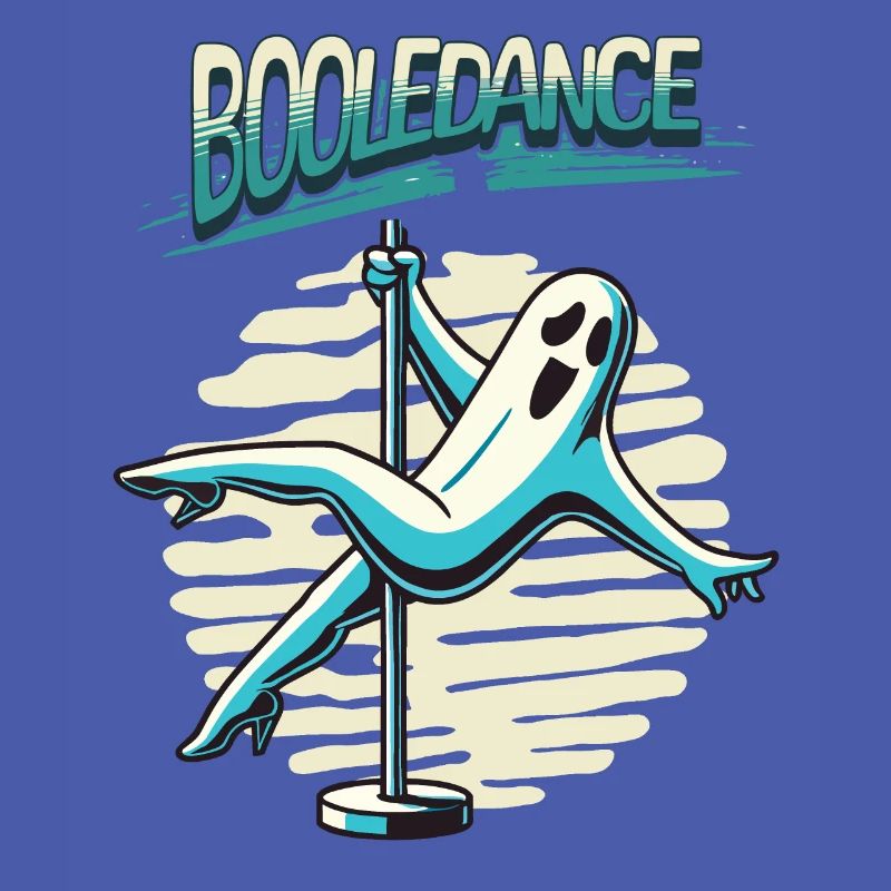 Funny Boolean Dance Saying Pole Dance Ghost
