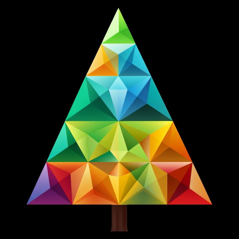 Farbenfroher Festzauber: Regenbogen Weihnachtsbaum