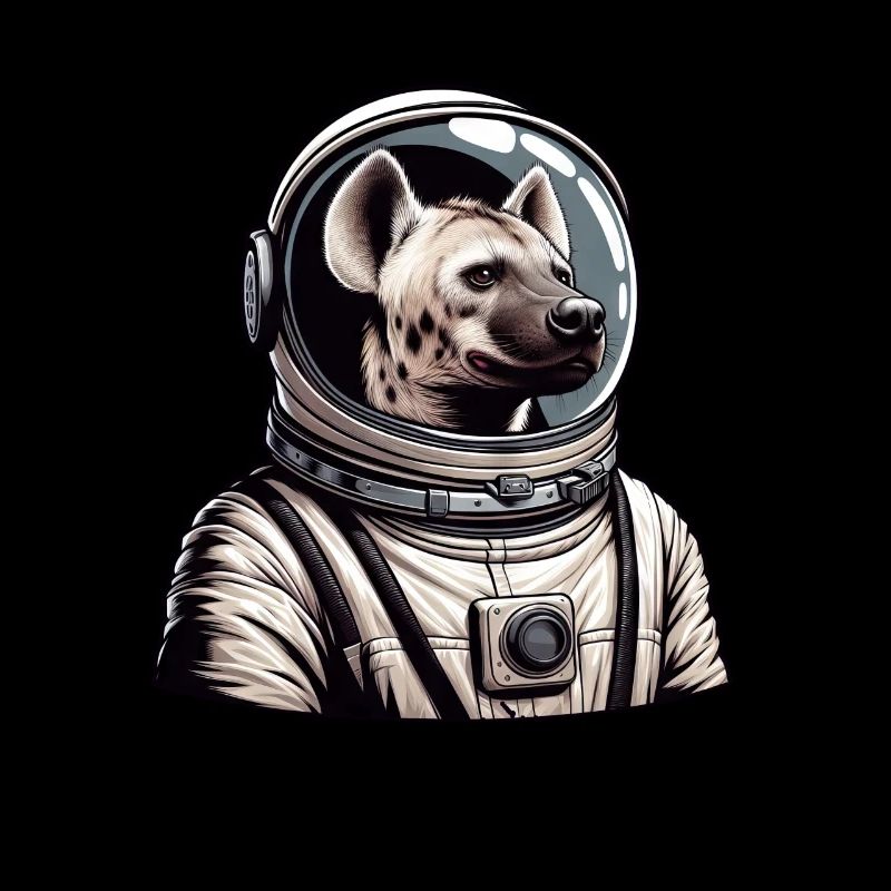 Hyène astronaute Space Pride