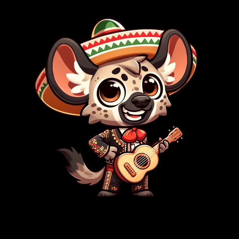 Cinco de Mayo Hyäne Giraffe Mariachi