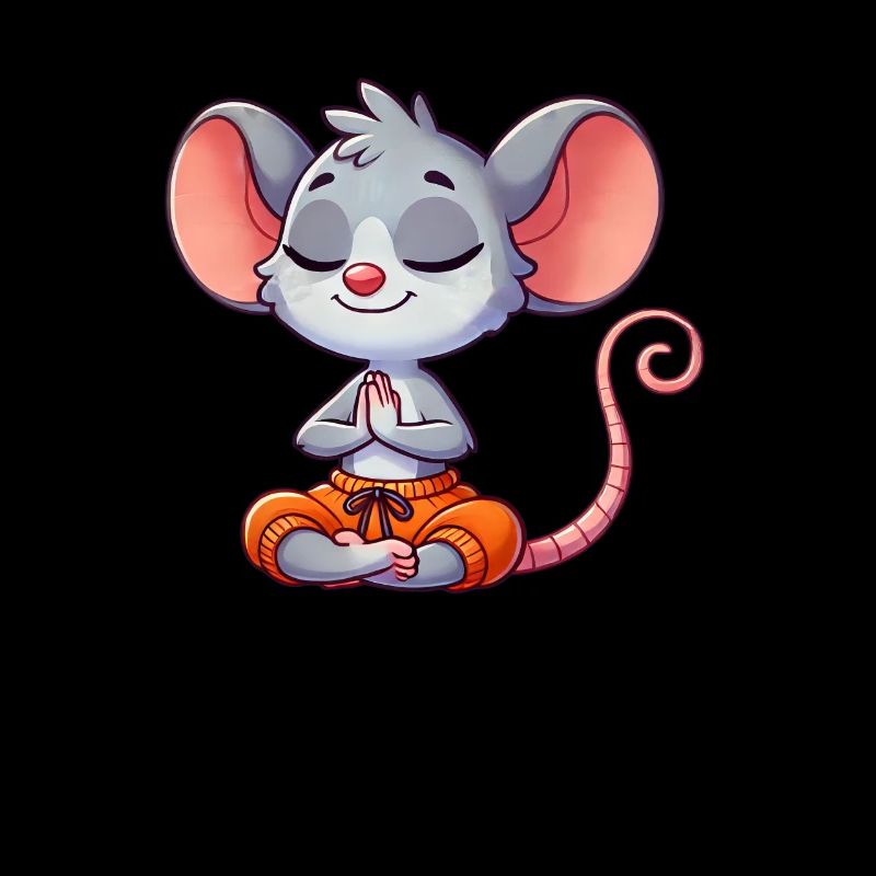 Mouse Yoga Meditation Relaxation Relax Exercise