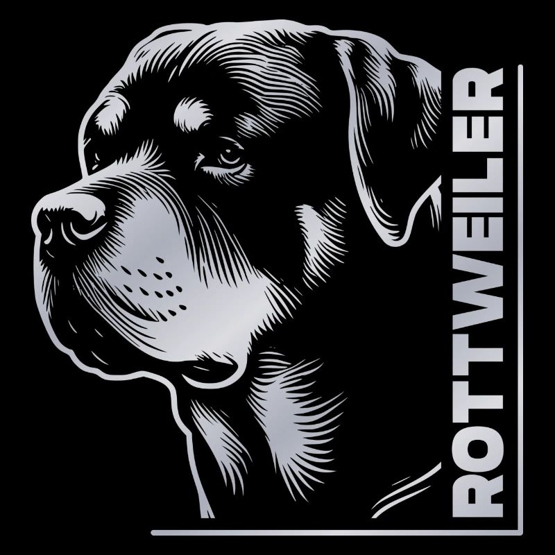 ROTTWEILER drawing head silver