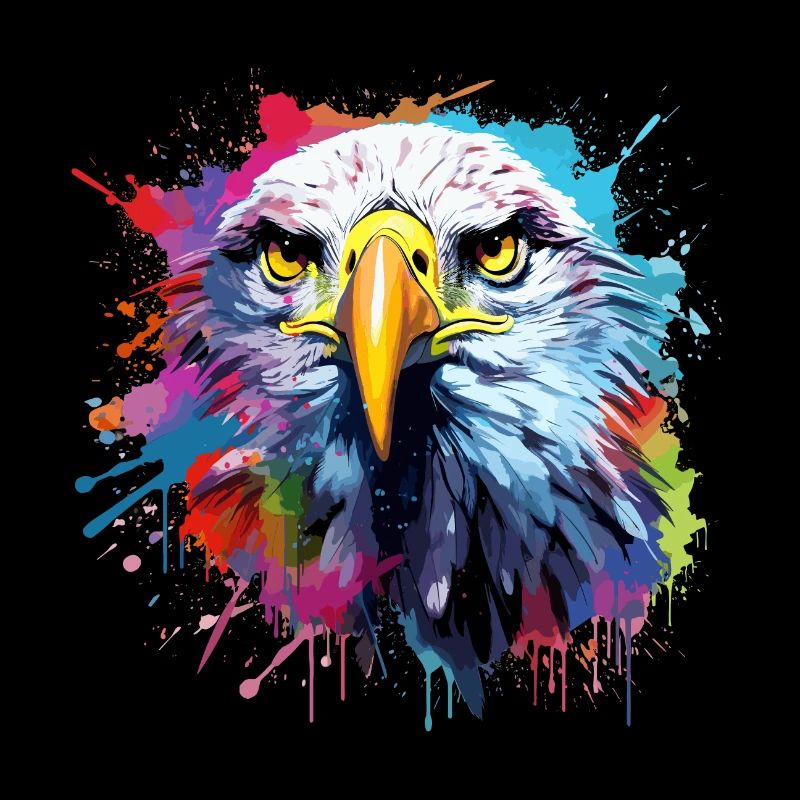 Aigle blanche, bold eagle, USA