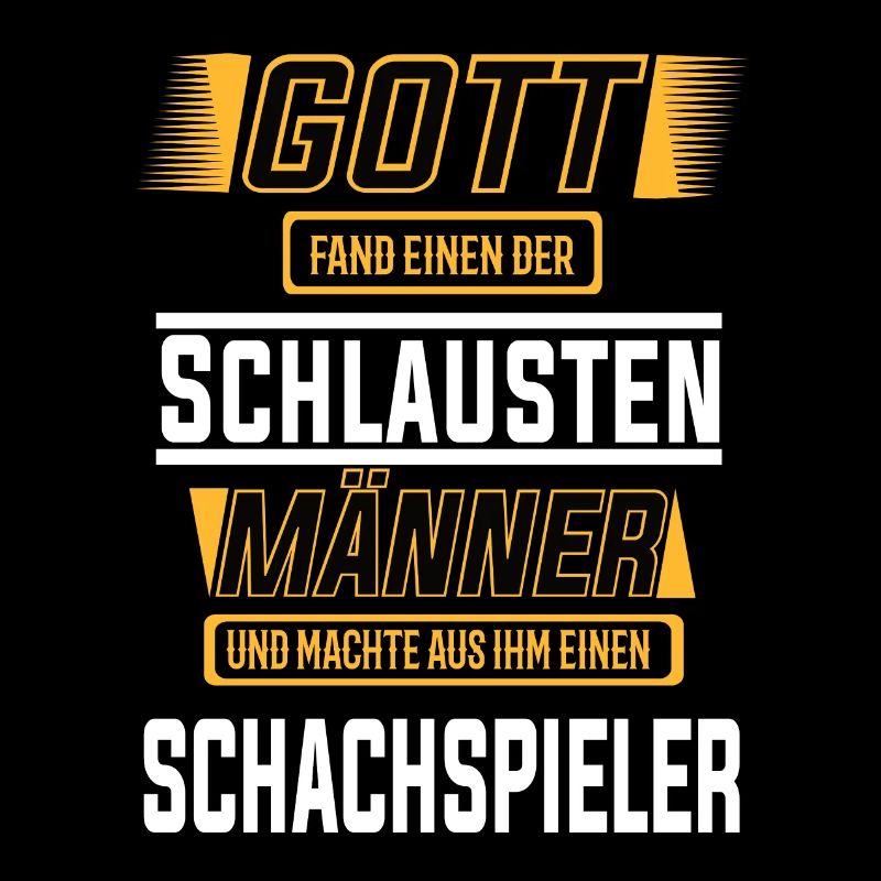Schachspieler, einer der schlausten Männer
