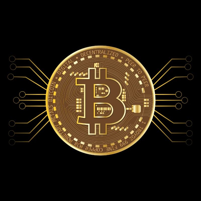 Bitcoin - Computer Logo
