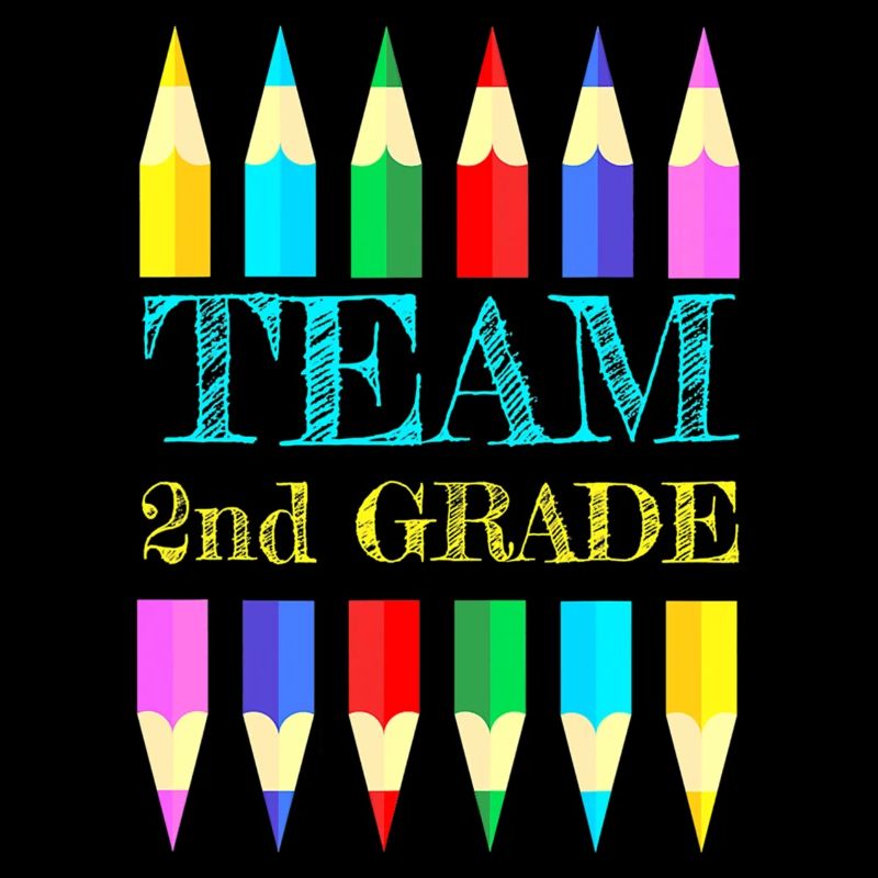 Team 2nd Second Grade Squad Teacher Back To School