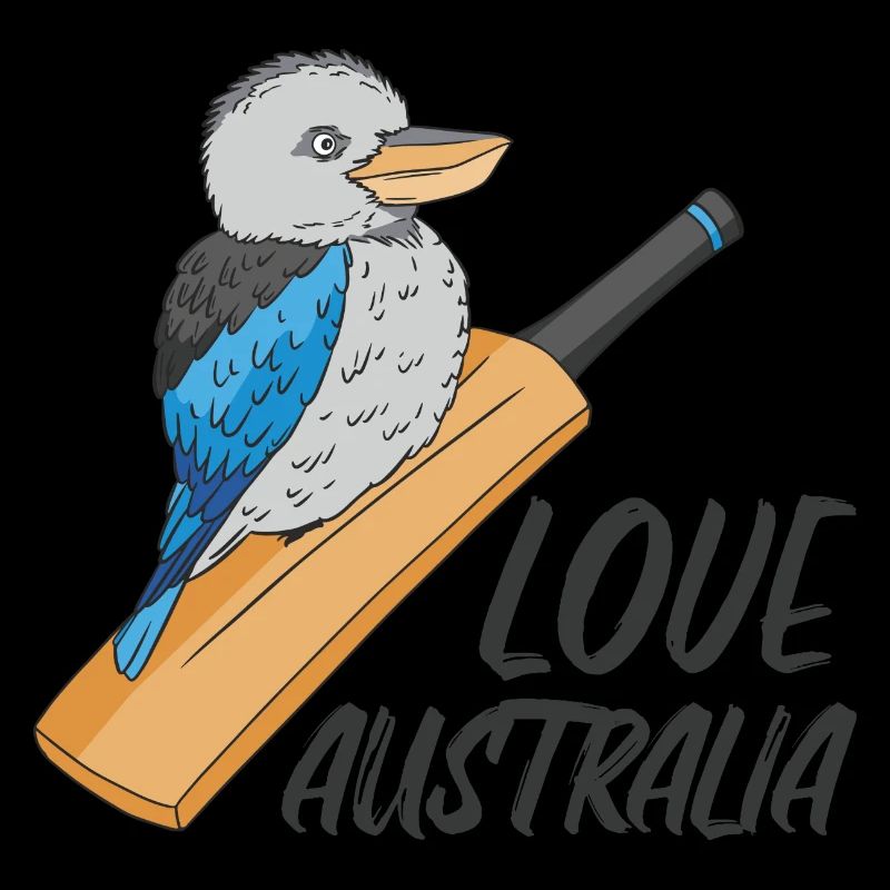 Kookaburra Jägerlieste Australien Cricket Schläger
