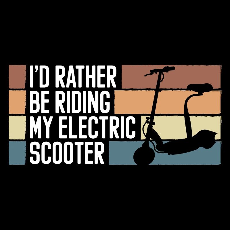 Rollerfahrer E-Roller Hybrid