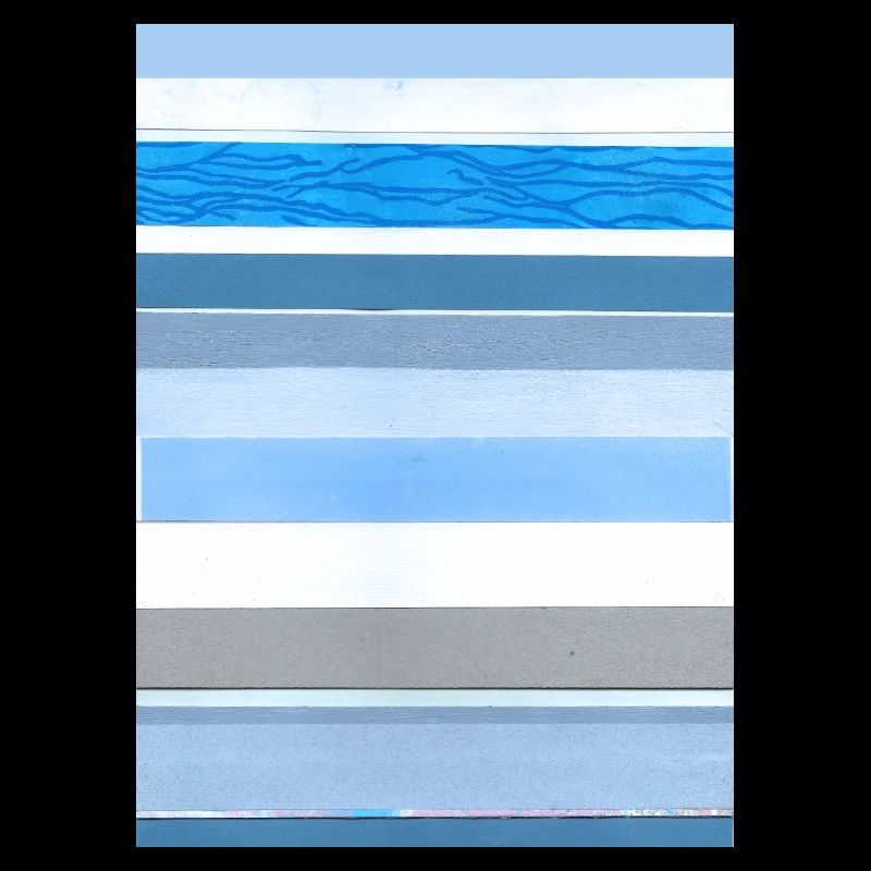 Stripes blue white