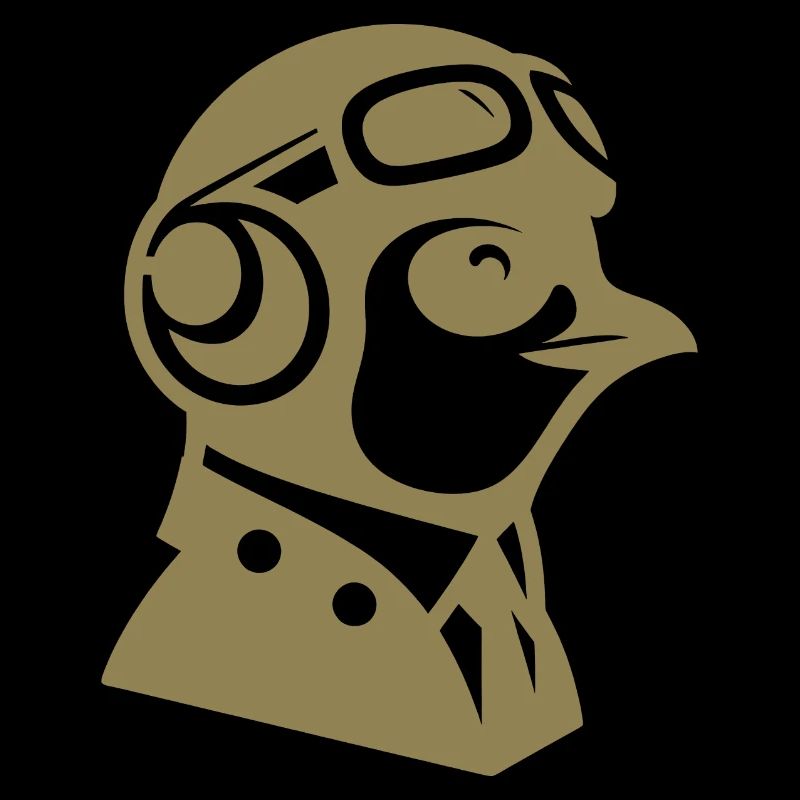 Penguin Pilot Airplane Flying Flight License