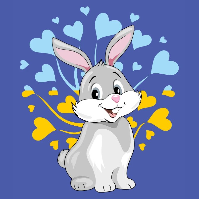 Happy smiling rabbit
