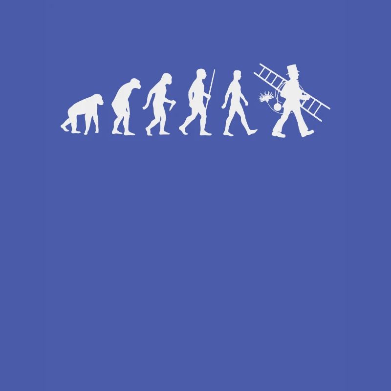 Evolution Schornsteinfeger kaminfeger Geschenk