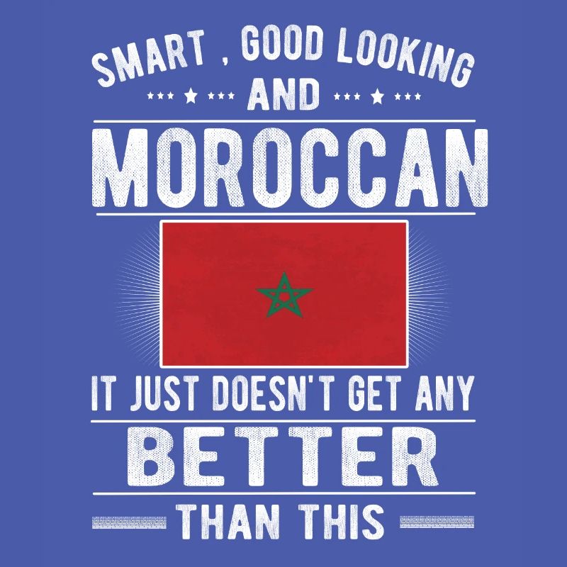 Moroccan Morocco Flag Moroccan origin