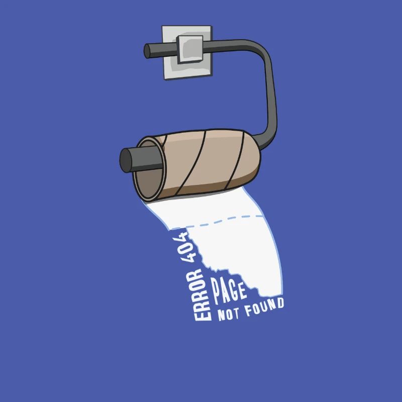 Error 404 Page Not Found. IT Browser Design