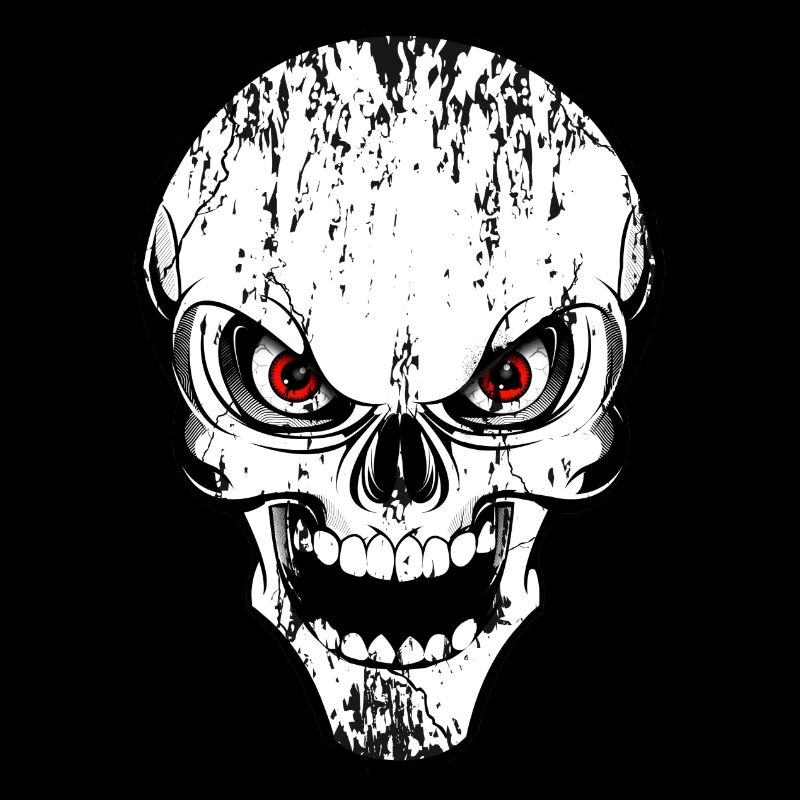 skull grunge style