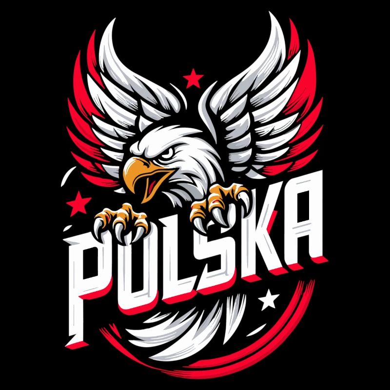 Polska Poland Eagle Emblem Flag Flag Gift