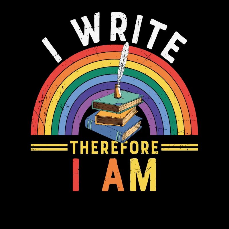 I Write Therefore I Am Writer Quotes