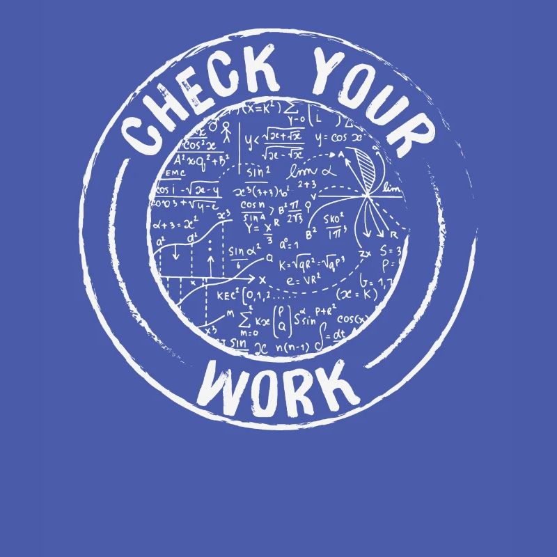 Check Your Work Math Quotes