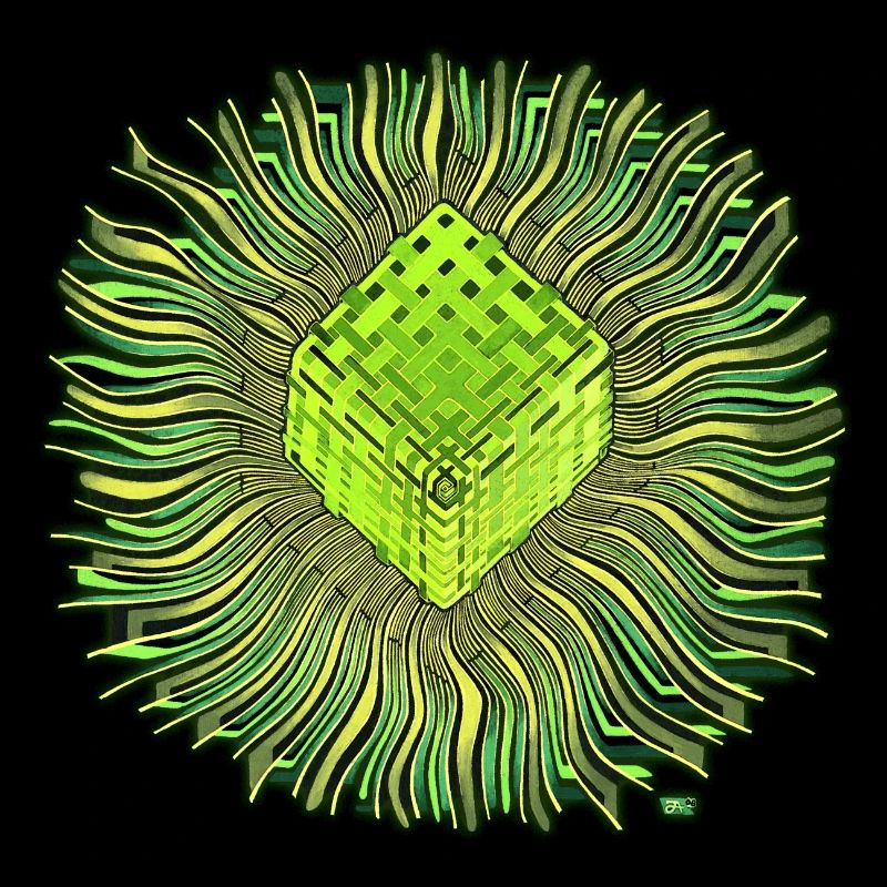 Psychédélique Cube / Cube psychédélique