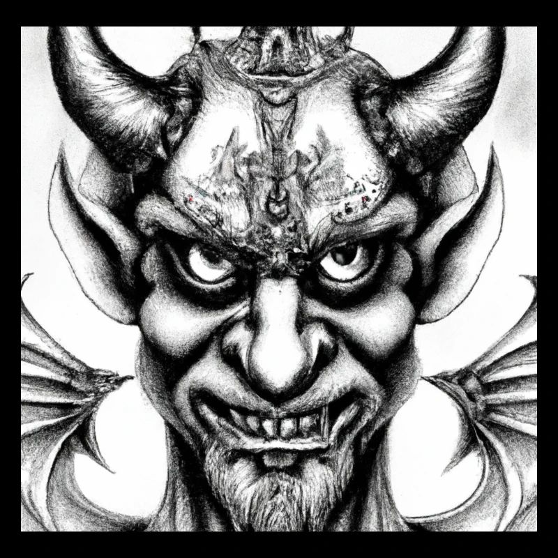 Visage du diable