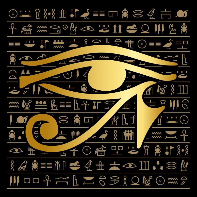 Hiéroglyphes Egypte oeil cadeau