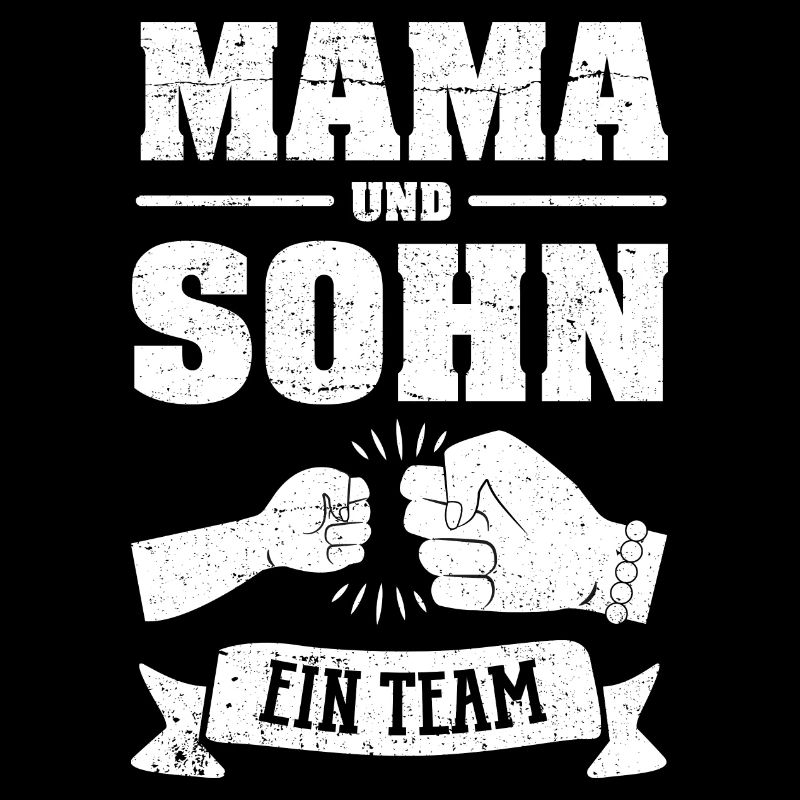 Mama und Sohn Ein Team Muttertag