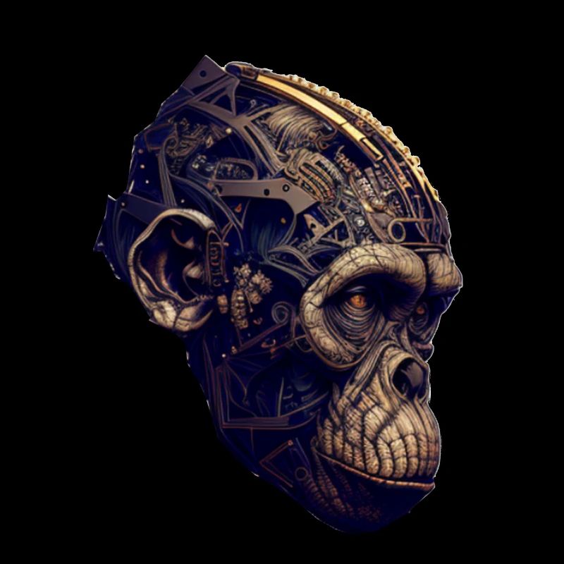 Advanced evolution: The monkey meets AI