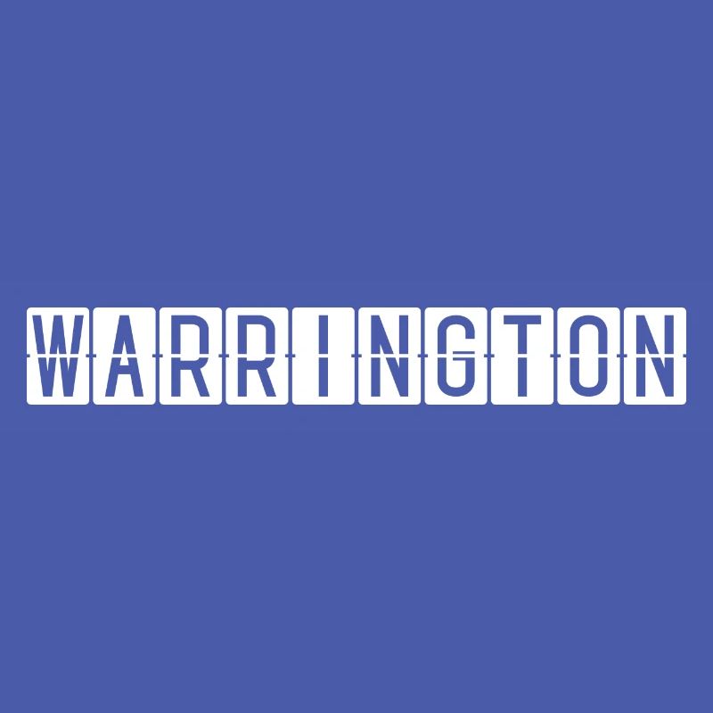 Panneau de l’aéroport de Warrington
